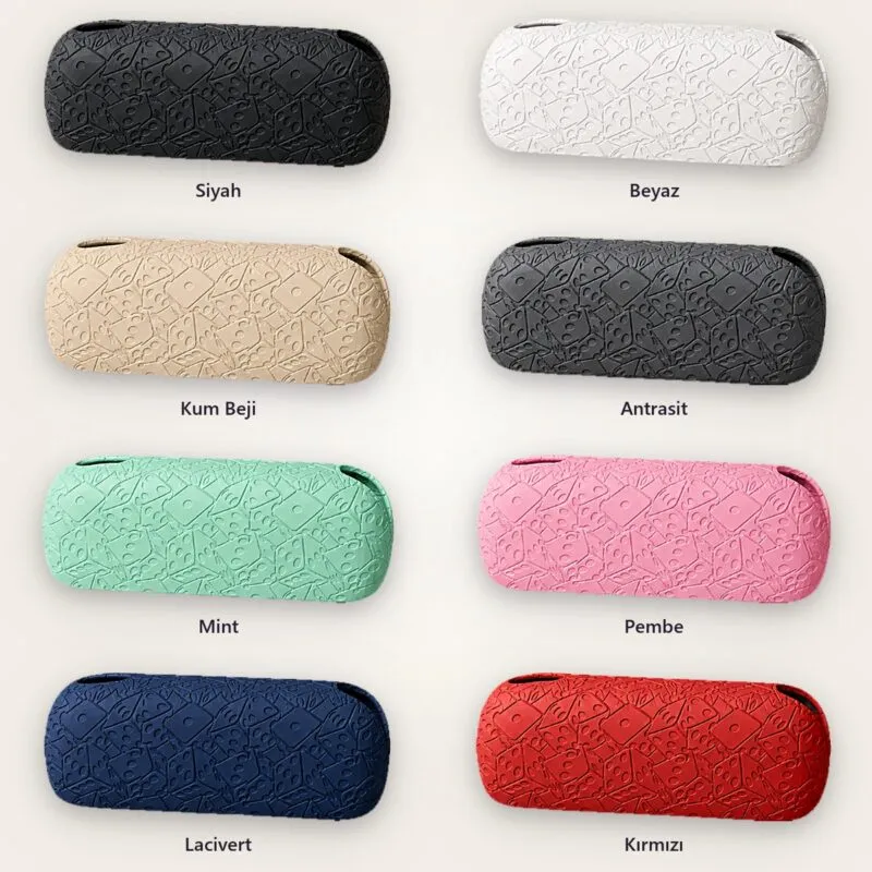 IQOS Iluma i kılıf Cheese Pattern, 8 renk: Siyah, Beyaz, Kum Beji, Antrasit, Mint, Pembe, Lacivert, Kırmızı
