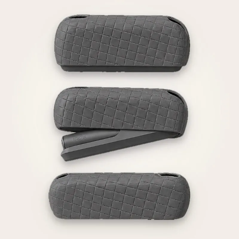IQOS Iluma i kılıf Round Weave, antrasit