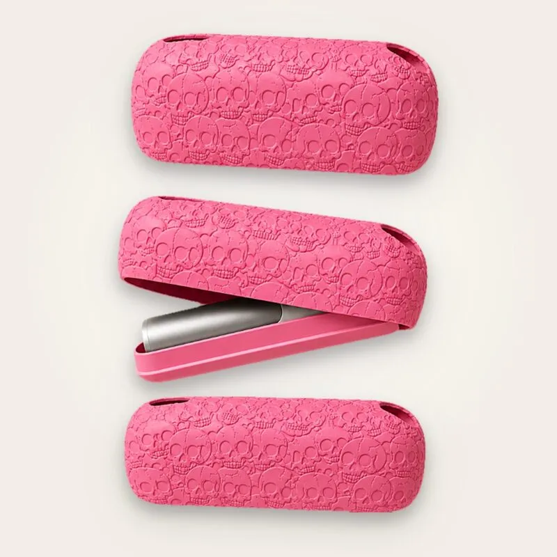 IQOS Iluma i kılıf Skull Texture, pembe