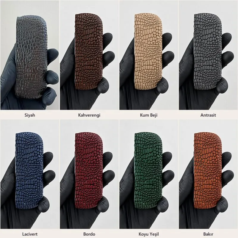 IQOS Iluma i kılıf Snake Skin, 8 renk: Siyah, Kahverengi, Kum Beji, Antrasit, Lacivert, Bordo, Koyu Yeşil, Bakır