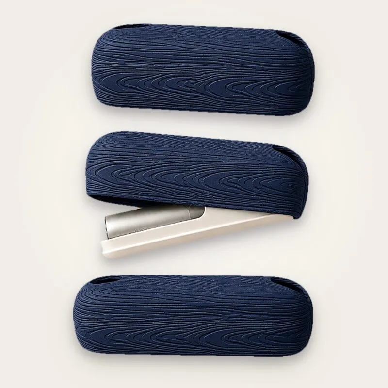 IQOS Iluma i kılıf Woodgrain Flow, lacivert