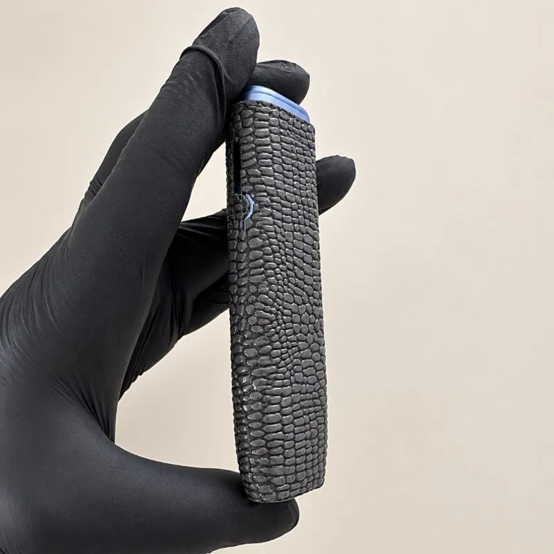 IQOS Iluma i One kılıf Snake Skin, antrasit