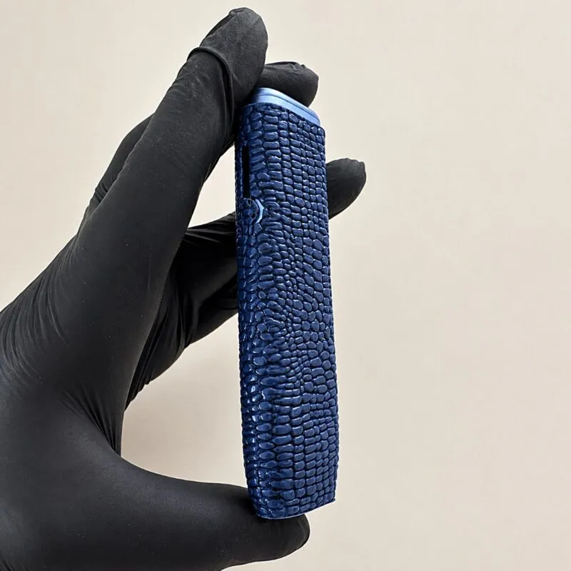 IQOS Iluma i One kılıf Snake Skin, lacivert