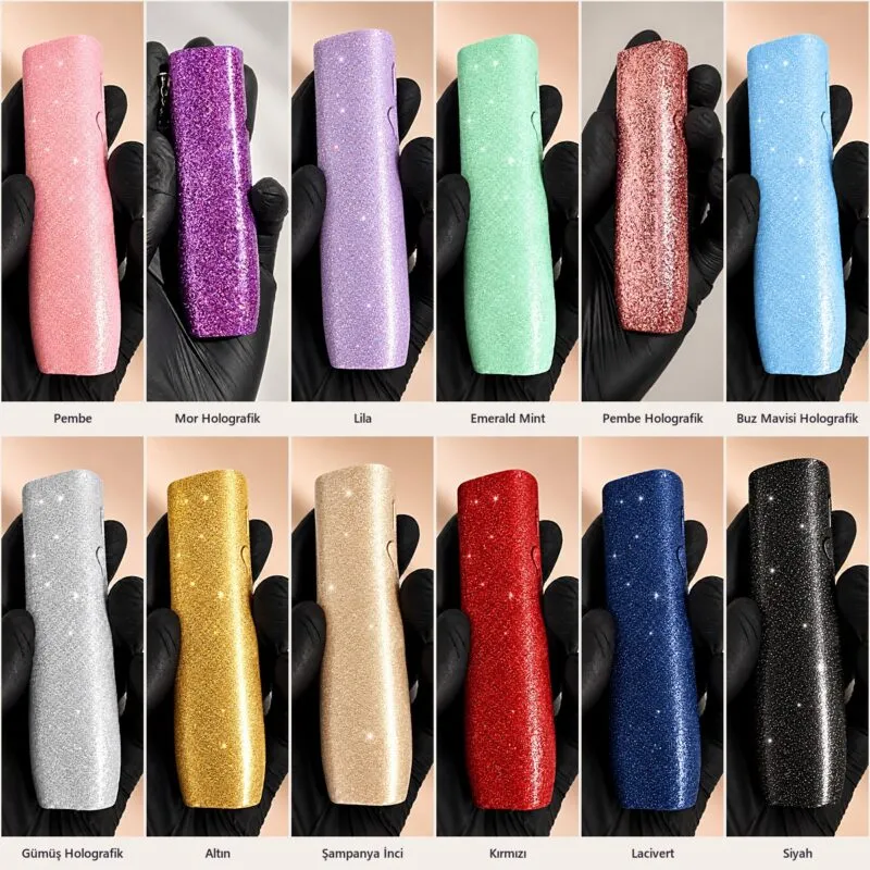 IQOS Iluma i One simli kılıf, 12 renk: Pembe, Mor Holografik, Lila, Emerald Mint, Pembe Holografik, Buz Mavisi Holografik, Gümüş Holografik, Altın, Şampanya İnci, Kırmızı, Lacivert, Siyah