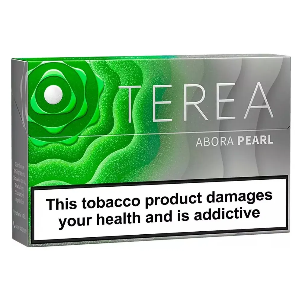 TEREA Arbor Pearl karton kutusu, kapsüllü (patlatmalı) ısıtmalı tütün çubuğu, Avrupa menşeli